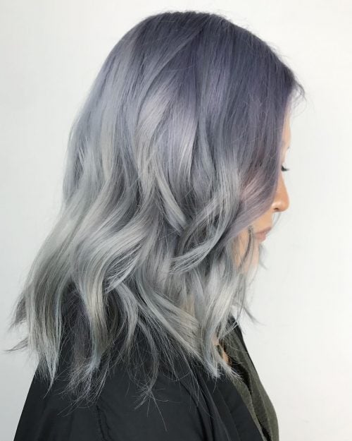  This super cute tendency is becoming i of the most pop pilus colors that 17 Shockingly Pretty Lilac Hair Color Ideas You Have to See