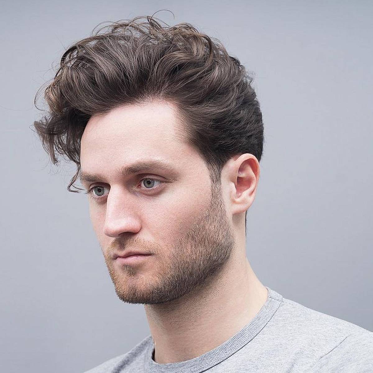 hairstyles for men with medium wavy hair