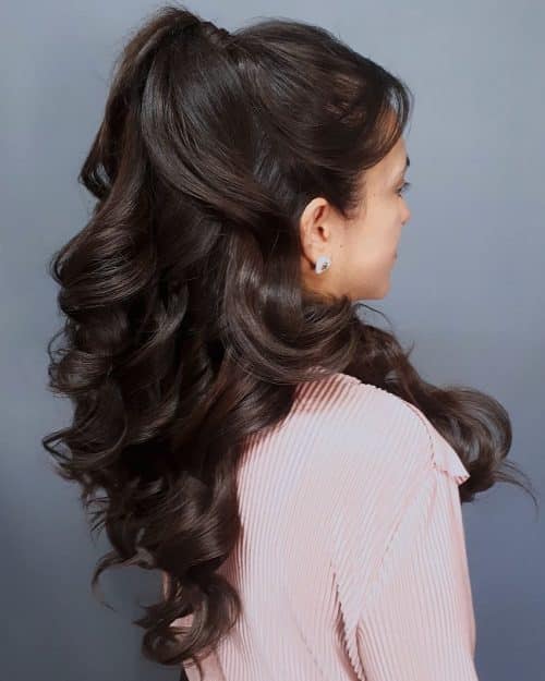 A high ponytail is a hairstyle that has all the pilus gathered in addition to secured into a department o xv Best High Ponytail Ideas You’ll Ever Seen