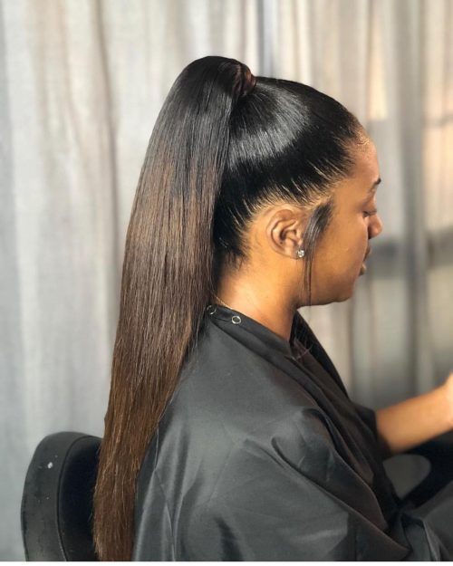 A high ponytail is a hairstyle that has all the pilus gathered in addition to secured into a department o xv Best High Ponytail Ideas You’ll Ever Seen