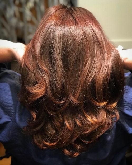 Dark auburn pilus is a richer too deeper relative of the reds too leans to a greater extent than toward the bro 24 Hottest Dark Auburn Hair Color Ideas To Consider This Year