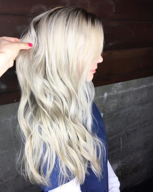 Silver blonde pilus is a pilus color that blends a traditional blonde color with a silverish co xv Stunning Silver Blonde Hair Colors