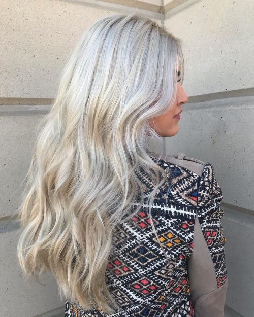 s equally pale equally white in addition to has subtle touches of beige xv Incredible Ways to Get The Icy Blonde Hair Color Trend