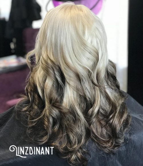 Take your unnatural or natural blonde color to the side past times side story amongst 1 of these pop bl 28 Top Blonde Ombre Hair Color Ideas