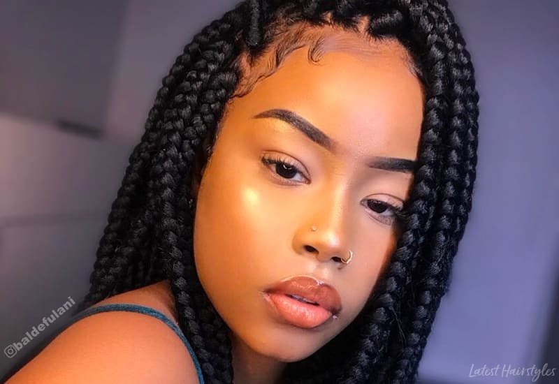 18 Hottest Jumbo Box Braids Hairstyles To Inspire You