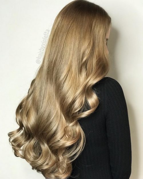 A golden dark-brown pilus color is a blend of medium dark-brown together with calorie-free blonde fifteen Golden Brown Hair Color Ideas to Try This Year