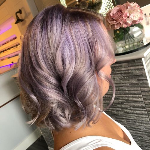  This super cute tendency is becoming i of the most pop pilus colors that 17 Shockingly Pretty Lilac Hair Color Ideas You Have to See