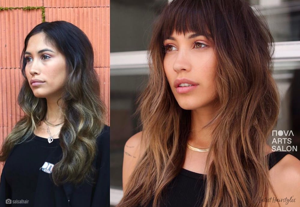 48 Trendy  Easy Long Layered Hair with Bangs for 2023