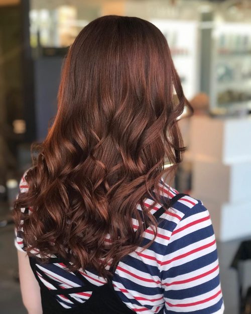 A burgundy pilus color is a blend of brownish together with imperial that create a deep burgundy cherry vino  38 Best Burgundy Hair Color Ideas – Yummy Wine Colors!