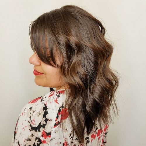 A long angled bob is a haircut that is at the shoulder or neckband eighteen Long Angled Bob Hairstyles Trending for 2019