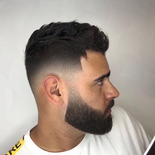 s haircut that involves long pilus on overstep which gradually gets shorter until peel sixteen Awesome Low Skin Fade Haircut Ideas