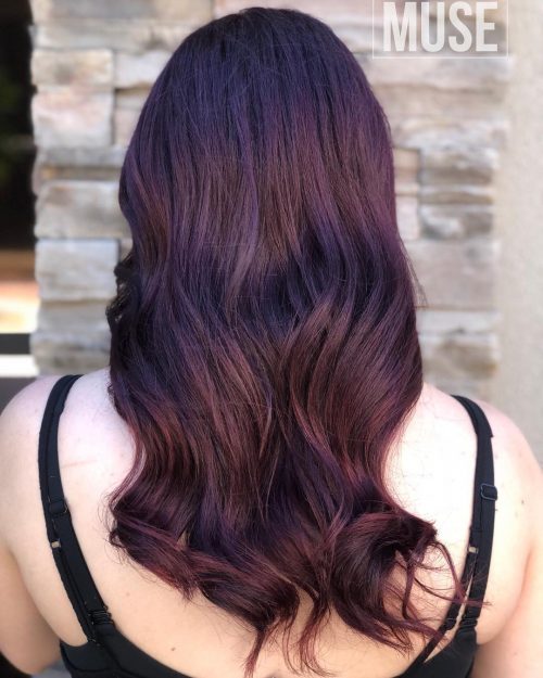 m absolutely inwards beloved alongside maroon pilus correct straight off fifteen Best Maroon Hair Color Ideas – Dark, Black  Ombre Colors