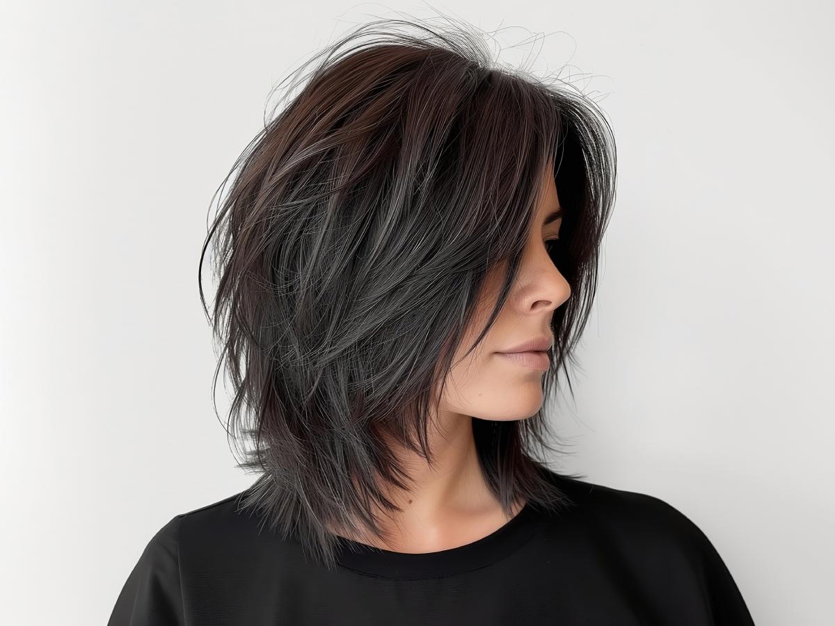 50 Hottest Medium Length Layered Haircuts & Hairstyles