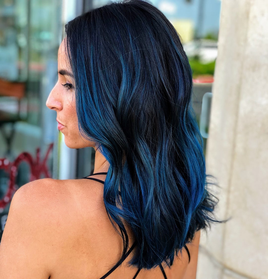 25 Examples Of Blue Ombre Hair Colors Trending In 2019 3355