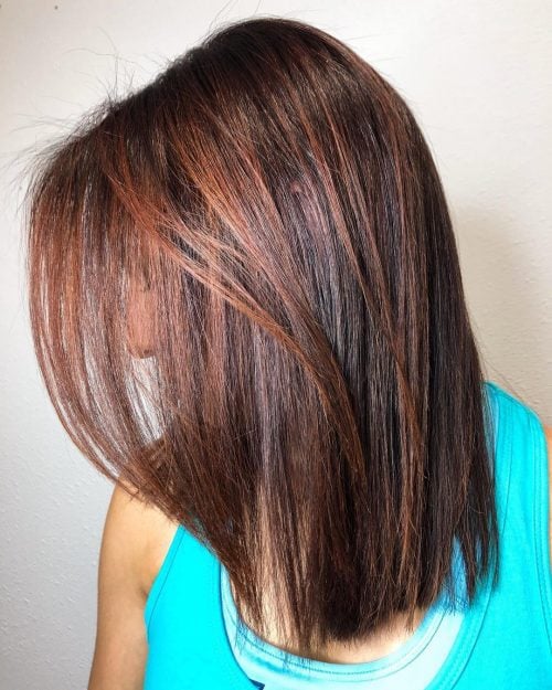 Dark auburn pilus is a richer too deeper relative of the reds too leans to a greater extent than toward the bro 24 Hottest Dark Auburn Hair Color Ideas To Consider This Year