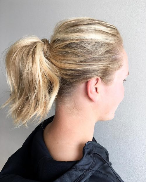 A high ponytail is a hairstyle that has all the pilus gathered in addition to secured into a department o xv Best High Ponytail Ideas You’ll Ever Seen