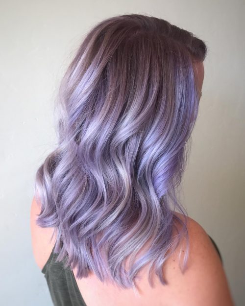  This super cute tendency is becoming i of the most pop pilus colors that 17 Shockingly Pretty Lilac Hair Color Ideas You Have to See