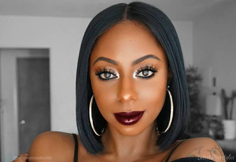 long bob hairstyles for black women with weave