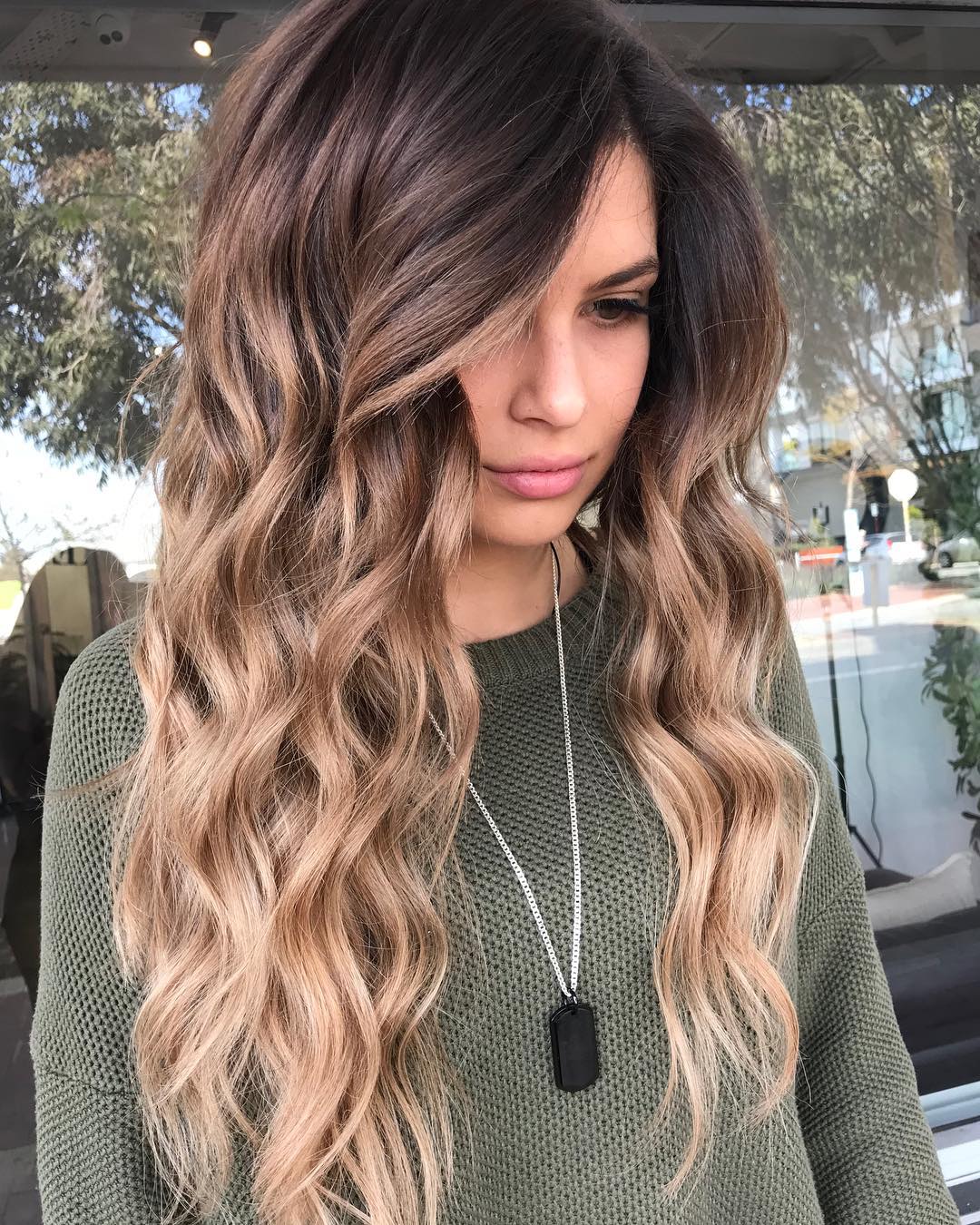 fall colored highlights