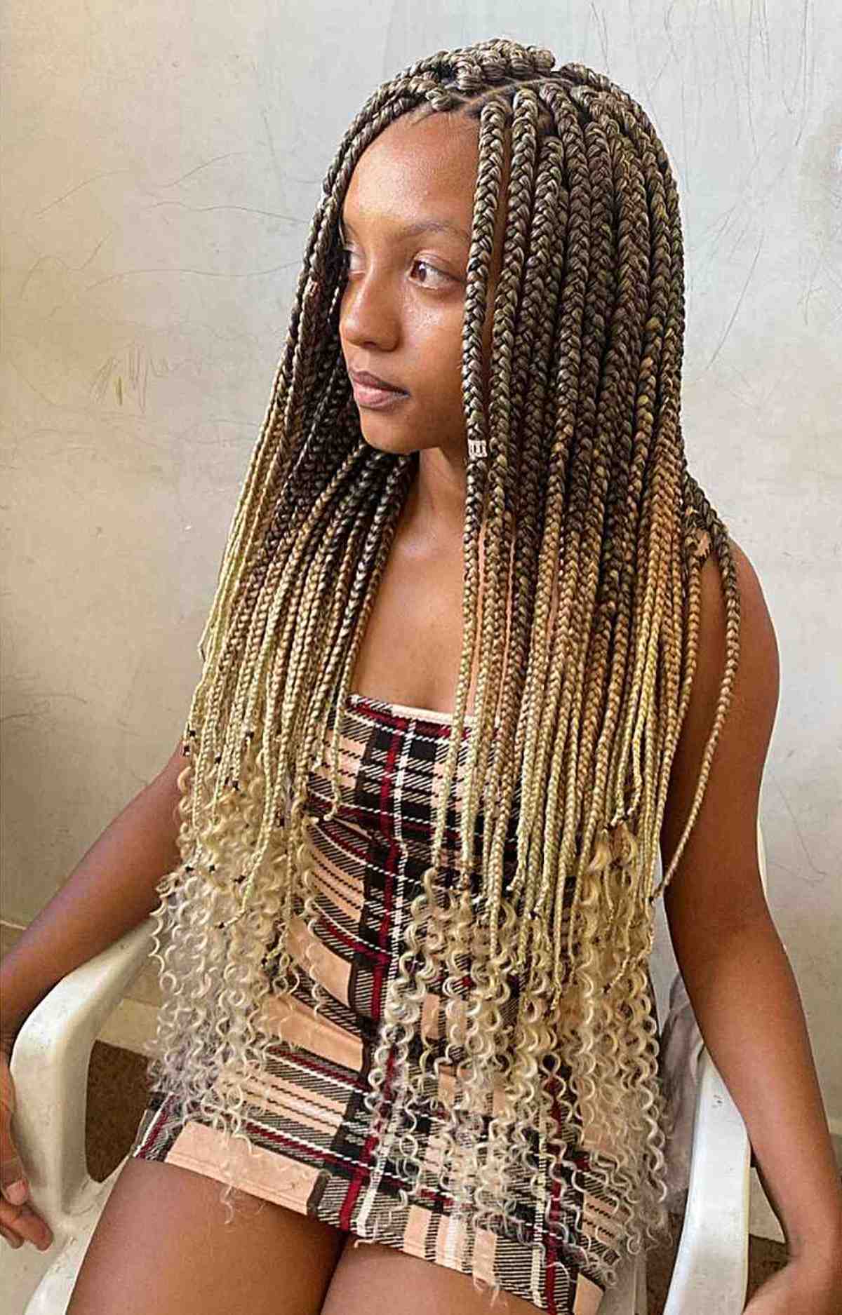 Box braids are i of the most pop hairstyles with African Americans These Box Braids Hairstyles Are Totally Hot Right Now