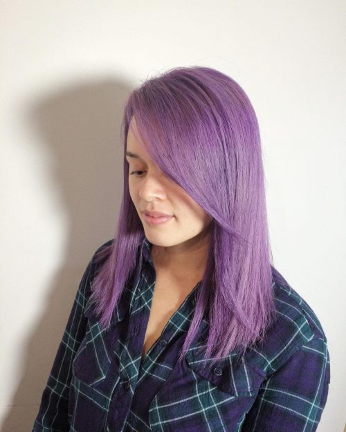 Pastel regal pilus is a modern muted version of an unnatural regal pilus color that Top xiii Pastel Purple Hair Color Ideas We’ve Found This Year