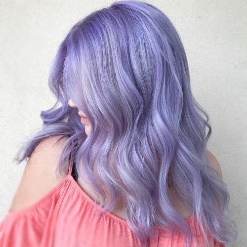  This super cute tendency is becoming i of the most pop pilus colors that 17 Shockingly Pretty Lilac Hair Color Ideas You Have to See