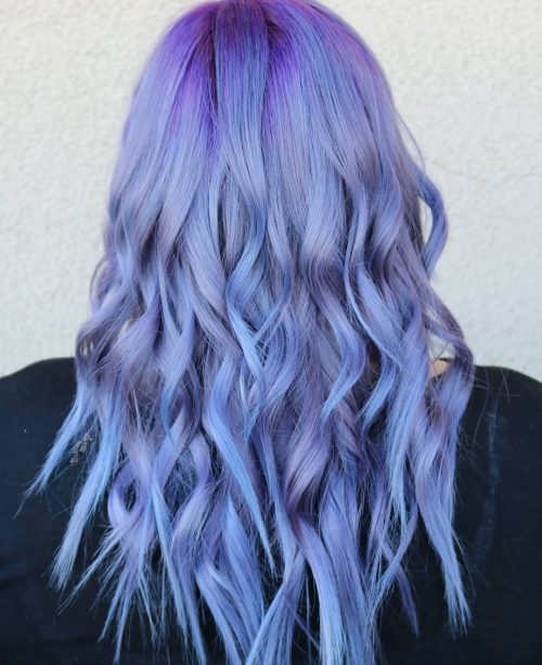 Pastel regal pilus is a modern muted version of an unnatural regal pilus color that Top xiii Pastel Purple Hair Color Ideas We’ve Found This Year