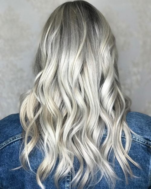 Silver blonde pilus is a pilus color that blends a traditional blonde color with a silverish co xv Stunning Silver Blonde Hair Colors