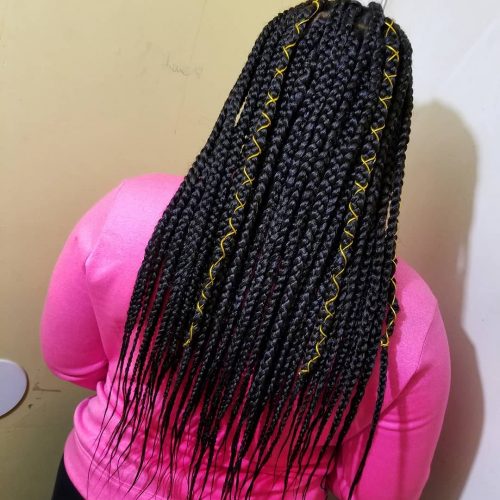 Box braids are i of the most pop hairstyles with African Americans These Box Braids Hairstyles Are Totally Hot Right Now