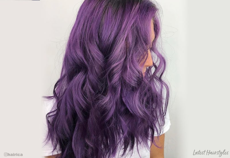 Lavender Purple Hair Color Idea  Best Purple Hairstyle 2022 on Stylevore