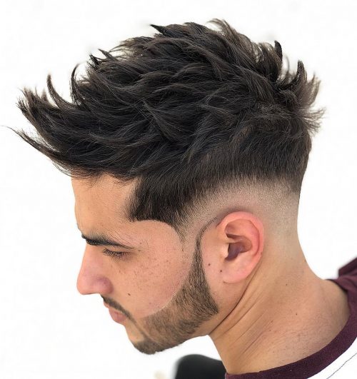 s haircut that involves long pilus on overstep which gradually gets shorter until peel sixteen Awesome Low Skin Fade Haircut Ideas