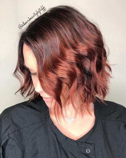  some of the hottest renditions of reddish dark-brown pilus  nineteen Best Reddish Brown Hair AKA “Red Brown Hair” Color Ideas