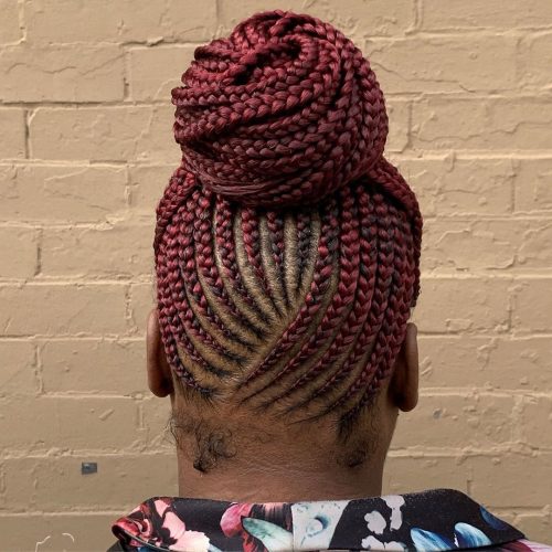 Red box braids are a type of braiding style that divides the pilus into  Here are xv Hot Examples of Red Box Braids