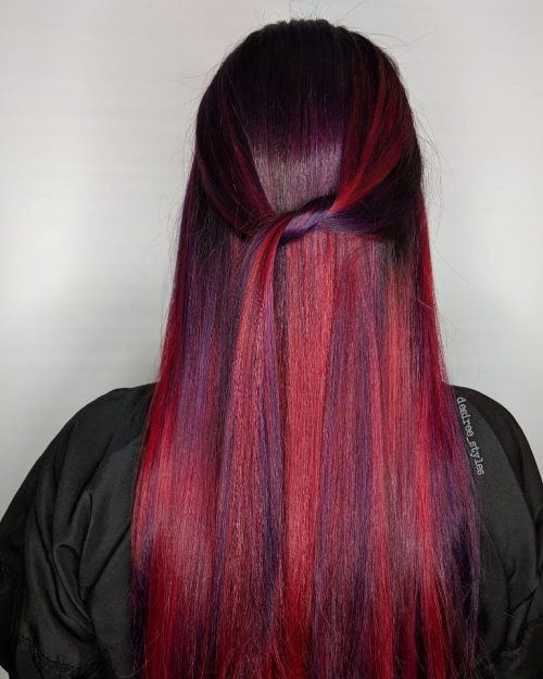  Chances are this hue already made a scene on your Instagram or Pinterest dashboards as well as g 22 Hottest Red Purple Hair Color Ideas To Try This Year