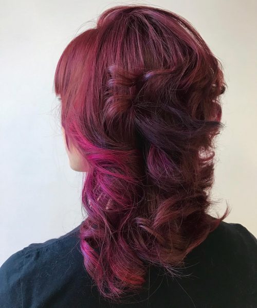  Chances are this hue already made a scene on your Instagram or Pinterest dashboards as well as g 22 Hottest Red Purple Hair Color Ideas To Try This Year