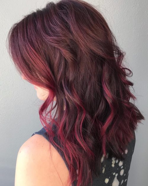  Chances are this hue already made a scene on your Instagram or Pinterest dashboards as well as g 22 Hottest Red Purple Hair Color Ideas To Try This Year