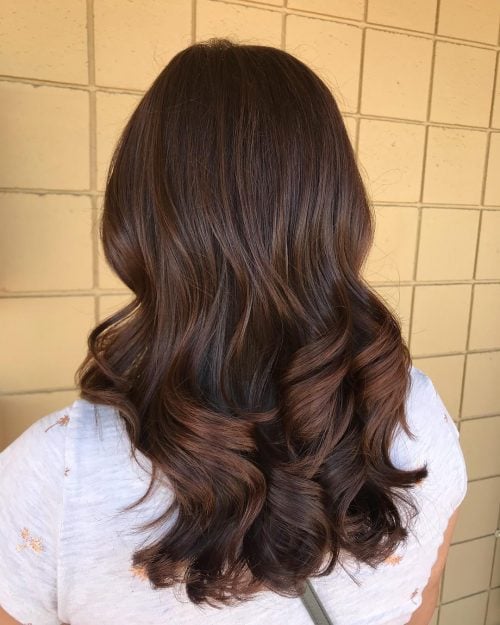 Dark auburn pilus is a richer too deeper relative of the reds too leans to a greater extent than toward the bro 24 Hottest Dark Auburn Hair Color Ideas To Consider This Year