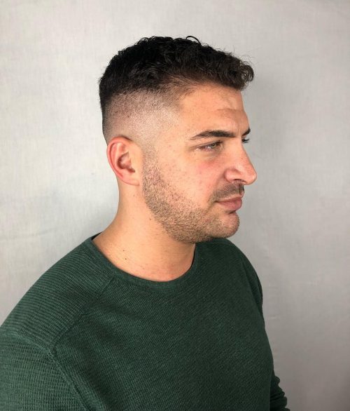 A brusque fade haircut is when the pilus is cutting brusque as well as has a fade that is closed to the ski xix Short Fade Haircut Ideas for a Clean Look