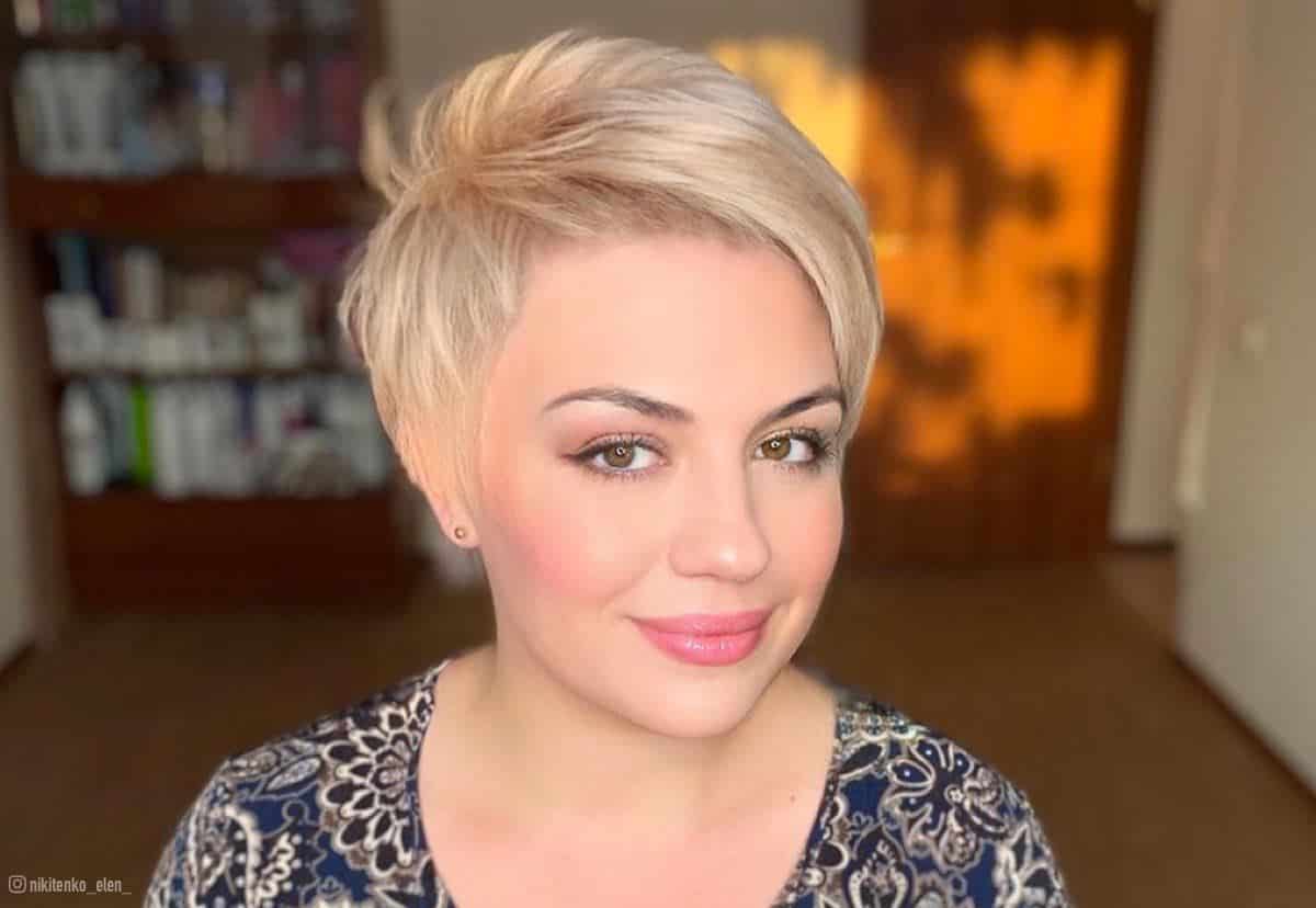 Short Hair For Round Faces 