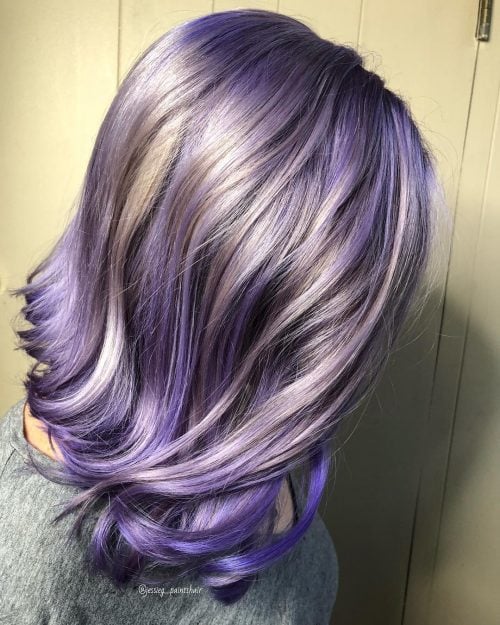  This super cute tendency is becoming i of the most pop pilus colors that 17 Shockingly Pretty Lilac Hair Color Ideas You Have to See