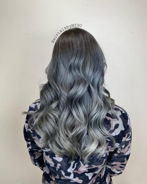 A silverish ombre pilus is a pilus color that Silver Ombre Hair: This Years xviii Hottest Color Combos