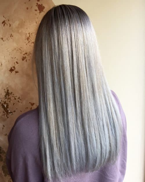 A silverish ombre pilus is a pilus color that Silver Ombre Hair: This Years xviii Hottest Color Combos