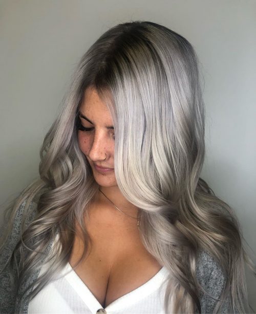 A silverish ombre pilus is a pilus color that Silver Ombre Hair: This Years xviii Hottest Color Combos