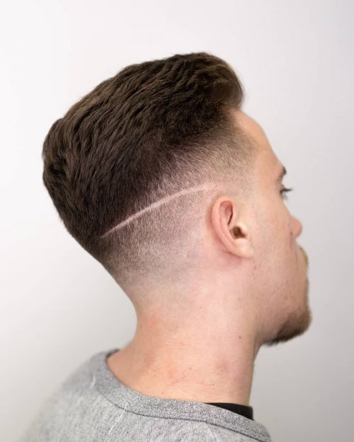 s haircut that combines the classic pompadour hairstyle amongst a razor cutting fade The fifteen Best Examples of Pompadour Fade Haircuts