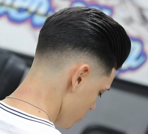 s haircut that involves long pilus on overstep which gradually gets shorter until peel sixteen Awesome Low Skin Fade Haircut Ideas