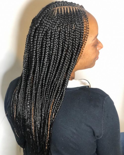 Feed inwards braids are protective braided hairstyles that brand utilization of pilus extensions that are 29 New Feed In Braids To Check Out