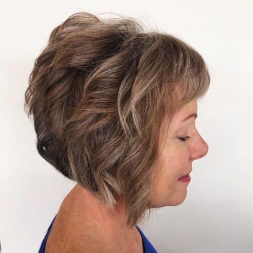  the stacked bob is a shorter haircut that makes operate of exactly cutting graduated layers to  27 Best Stacked Bob Hairstyles You’ll See This Year