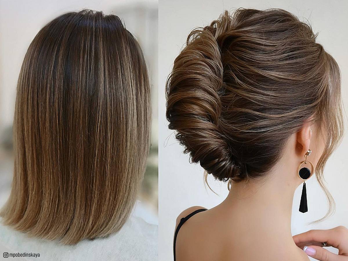 43 Best Hairstyles for Straight Hair and Updo Ideas to Copy 2022
