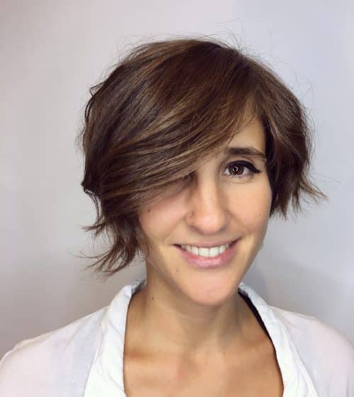 Getting side bangs is a slap-up agency to completely modify upward your style 20 Flattering Hairstyles amongst Side Bangs for Every Face Shape  Length