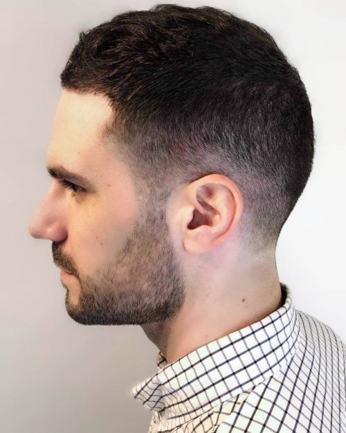 A depression bald fade is a type of fade that starts at the peel degree in addition to increases inwards length sh fifteen Awesome Low Bald Fade Haircuts for Men